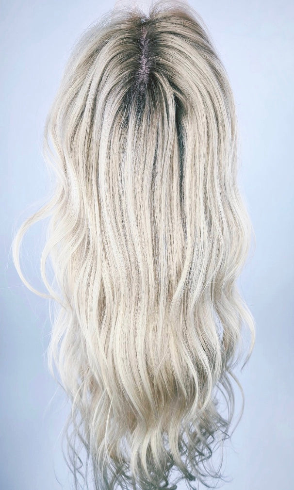 Echthaarperücke - Modell Frida Aschblond