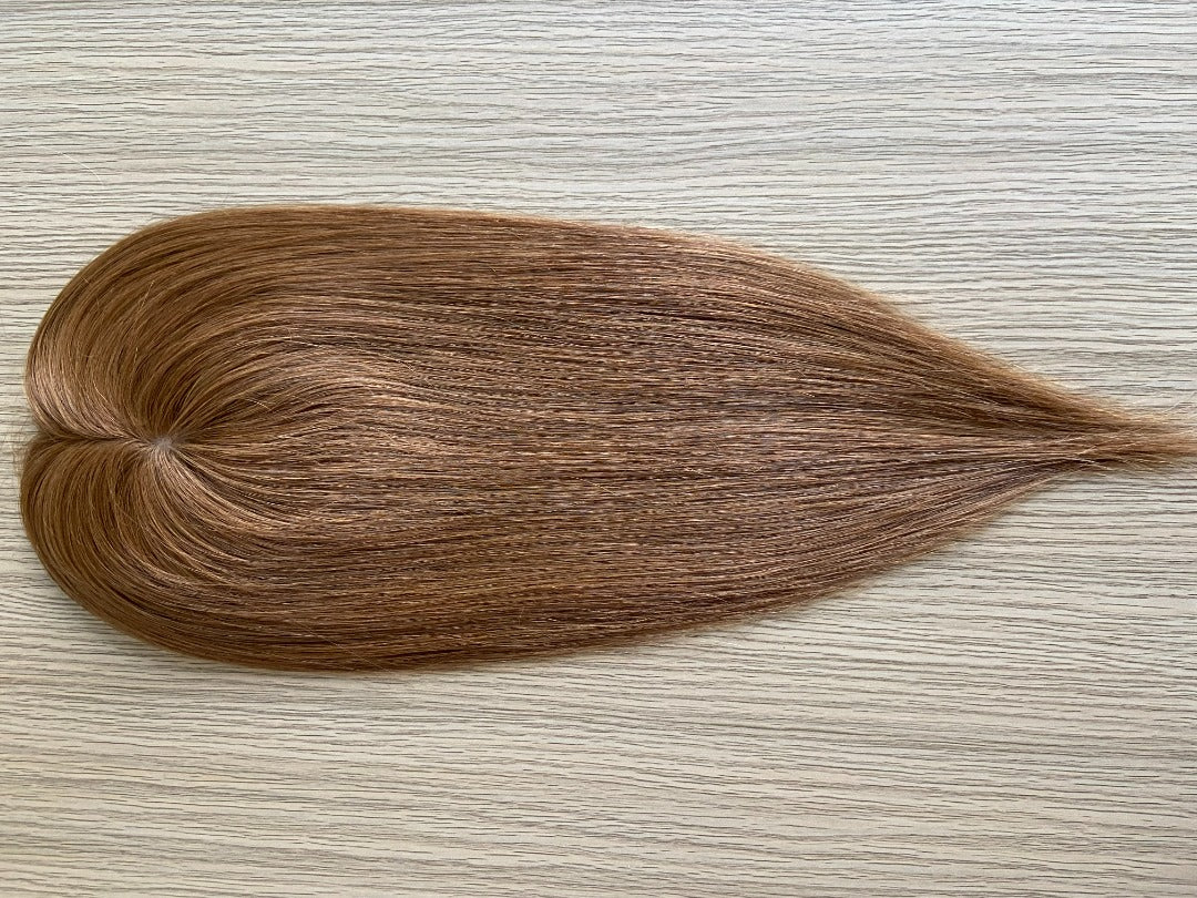 Haarintegration Hellbraun aus Echthaar