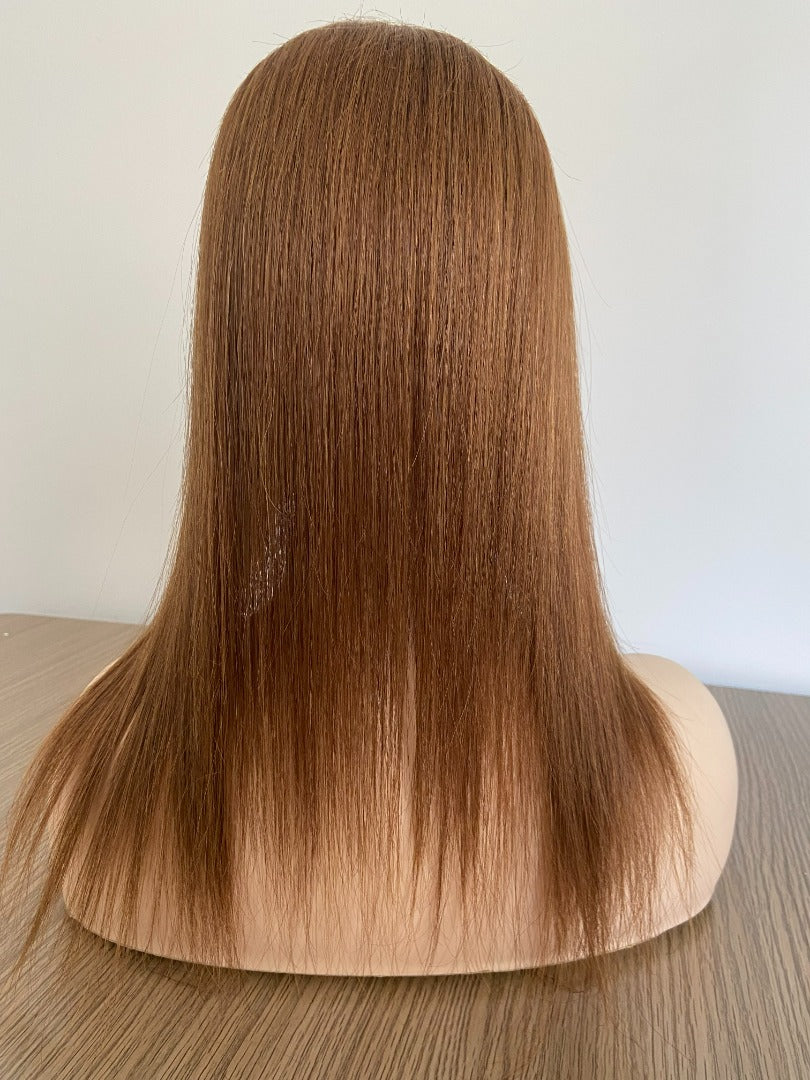 Haarintegration Hellbraun aus Echthaar