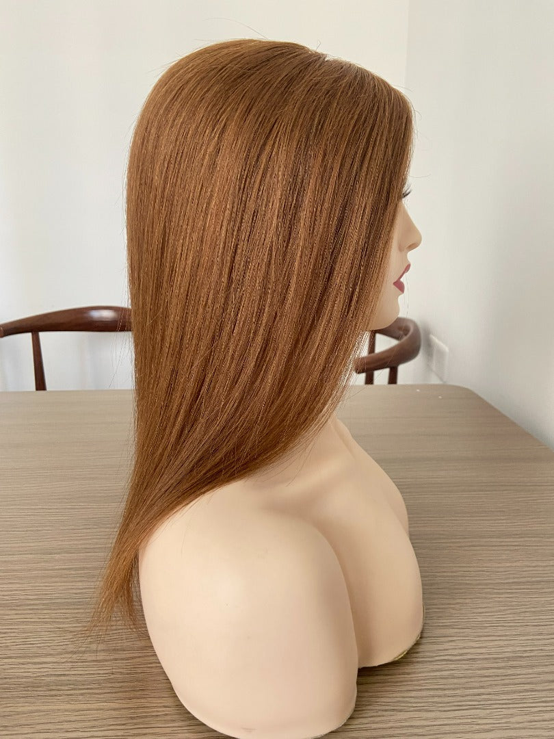 Haarintegration Hellbraun aus Echthaar
