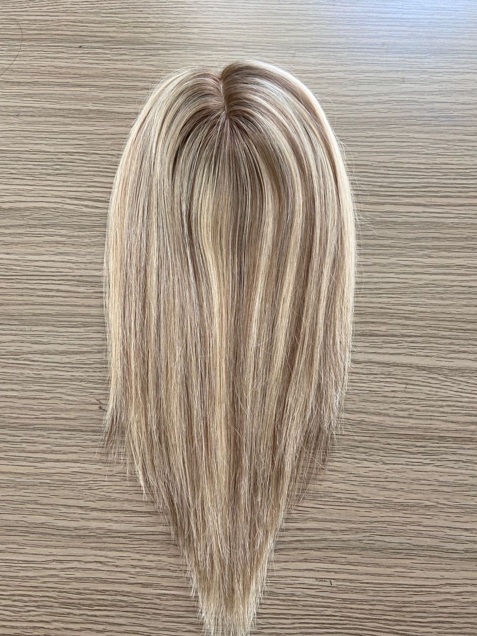 Haartopper / Topper Livia Aschblond mit goldenen Strähnen - Haarista UG (haftungsbeschränkt)