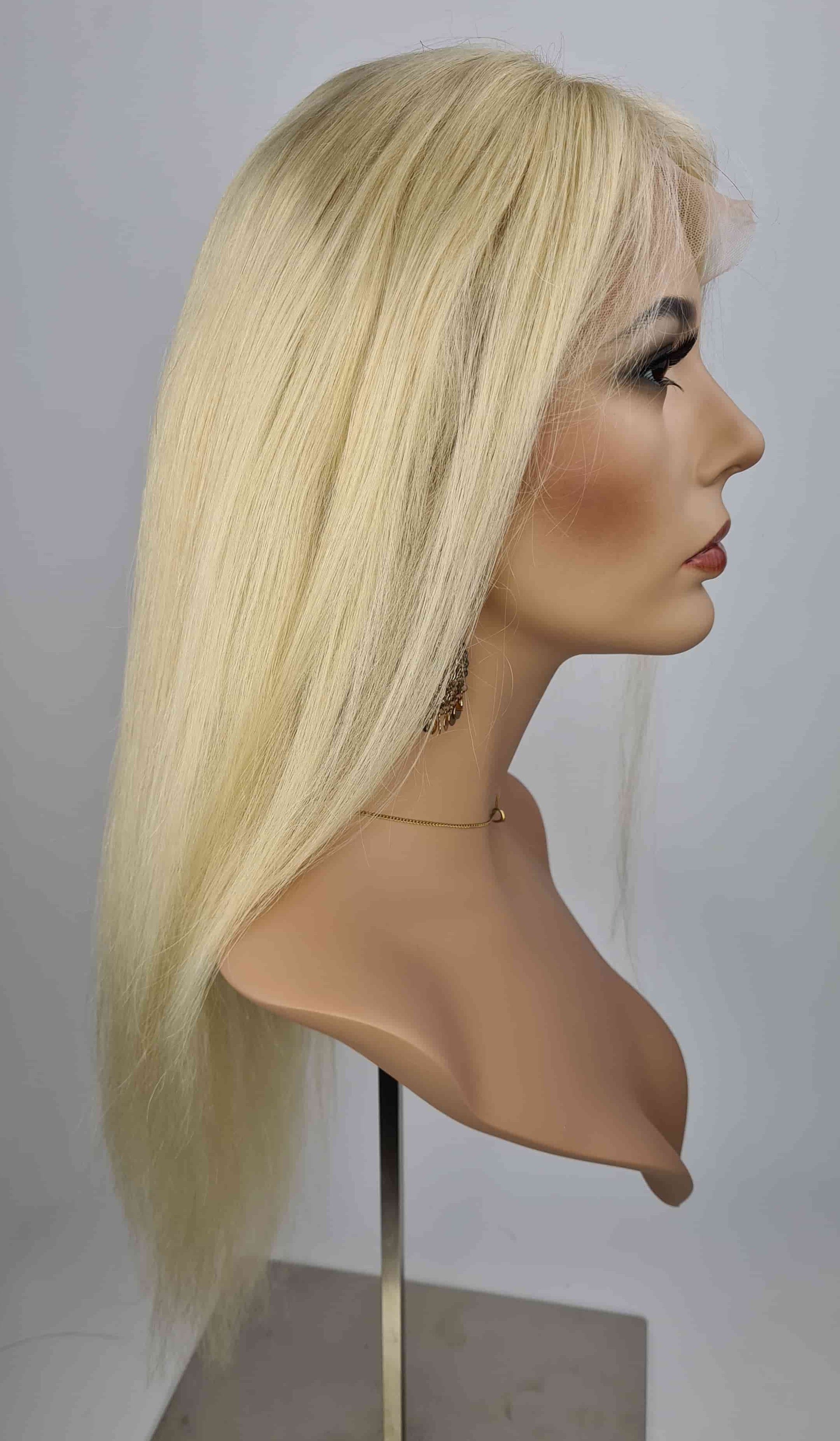 Human hair wig - model Raw